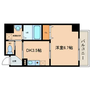 グッドハーベスト【7階】の間取り