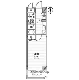 大阪府大阪市淀川区宮原1丁目【マンション】の間取り