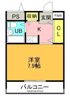 アルカディア枚方【310号室】の間取り
