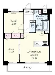 VERITA COURT【2階】の間取り