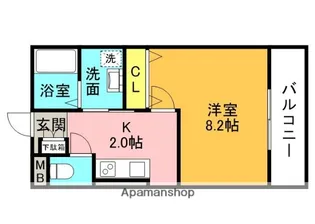吉泉さくらマンション【1階】の間取り