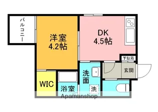 EASE KORIEN【3階】の間取り