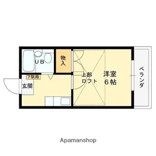 レオパレスアイシー【2階】の間取り
