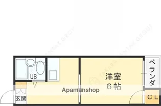 シップス甲斐田2【1階】の間取り