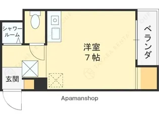 リベラル宮之阪【1階】の間取り