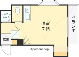 リベラル宮之阪【3階】の間取り