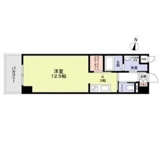 リベルテ交野【6階】の間取り