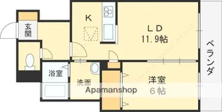 シャーメゾンボヌール【3階】の間取り