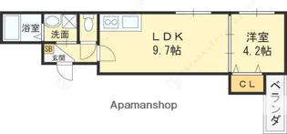 GRANDIR枚方公園【3階】の間取り