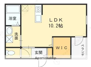 大阪府枚方市東田宮1丁目【アパート】の間取り