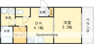 大阪府守口市藤田町2丁目【アパート】の間取り