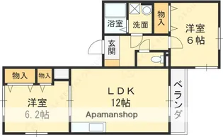 ルミエール【101号室】の間取り