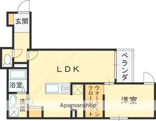 MACHIMOKU KUZUHA【3階】の間取り