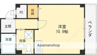 ダブルツリー7番館【305号室】の間取り