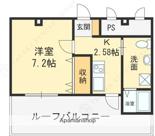 ダブルツリー7番館【5階】の間取り