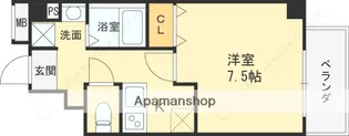 アヴェーレ早苗町【8階】の間取り