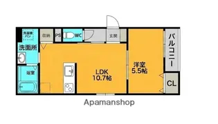 TEKO宮之阪【1階】の間取り