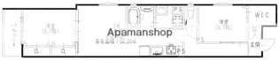 クリエオーレ私市【2階】の間取り