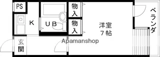 大阪府高槻市西真上1丁目【マンション】の間取り