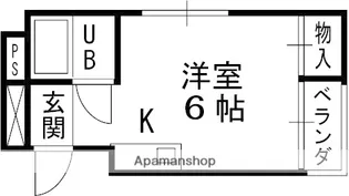 アーサ壱番館【2階】の間取り