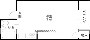 大阪府高槻市柱本新町【マンション】の間取り