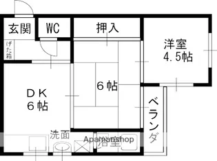 名神コーポ【2階】の間取り