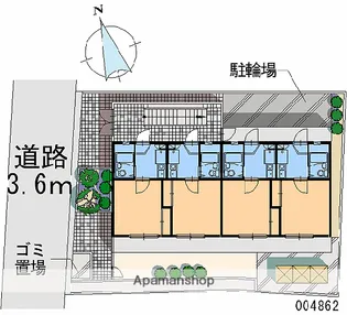 グレース香里園【302号室】の間取り