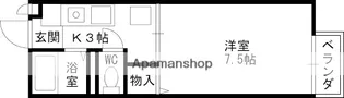 ハイツRICO【2階】の間取り