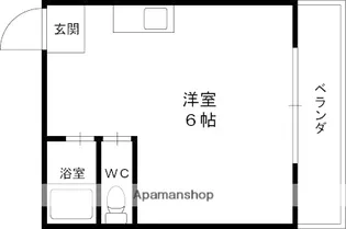 スズランマンション【1階】の間取り