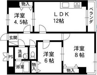 RASTA香里園町【302号室】の間取り