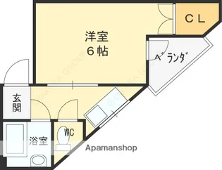 平和ガーデンおしゃれ館【2階】の間取り