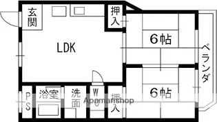 サンアベニュー井門【4階】の間取り