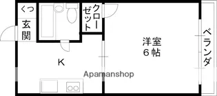 アルビラージュ【213号室】の間取り