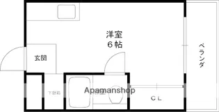 辻村ハイツ【303号室】の間取り