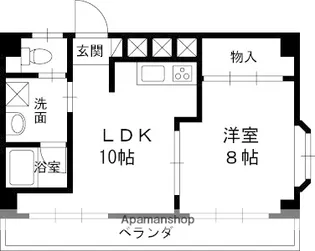 第五星ヶ丘マンション【401号室】の間取り