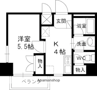 エルマーノヒル枚方【6階】の間取り