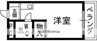 コーエイ中宮【3階】の間取り