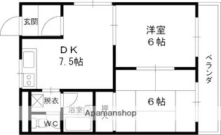レオハイム春日山【305号室】の間取り