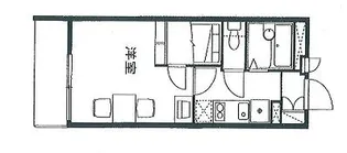 レオパレスひらかた【4階】の間取り