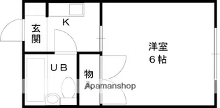 川村ハイツ【103号室】の間取り