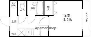 パークリセス【402号室】の間取り