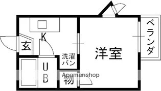 たなかコーポ【1階】の間取り
