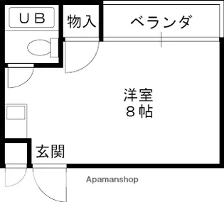 枚方パークアイランド125【205号室】の間取り
