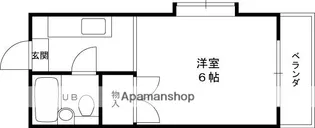 リバーサイドくずは【4階】の間取り