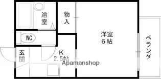 1Kの間取り画像