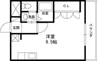 エクセコート【2階】の間取り