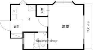 パールハイツ【3階】の間取り