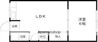 堀建第三ビル【201号室】の間取り