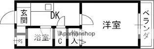 エリトール津田【204号室】の間取り