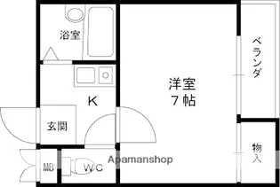 ランテルディ【301号室】の間取り